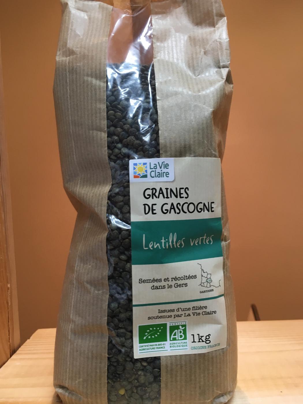 Gascony green lentils 500 g